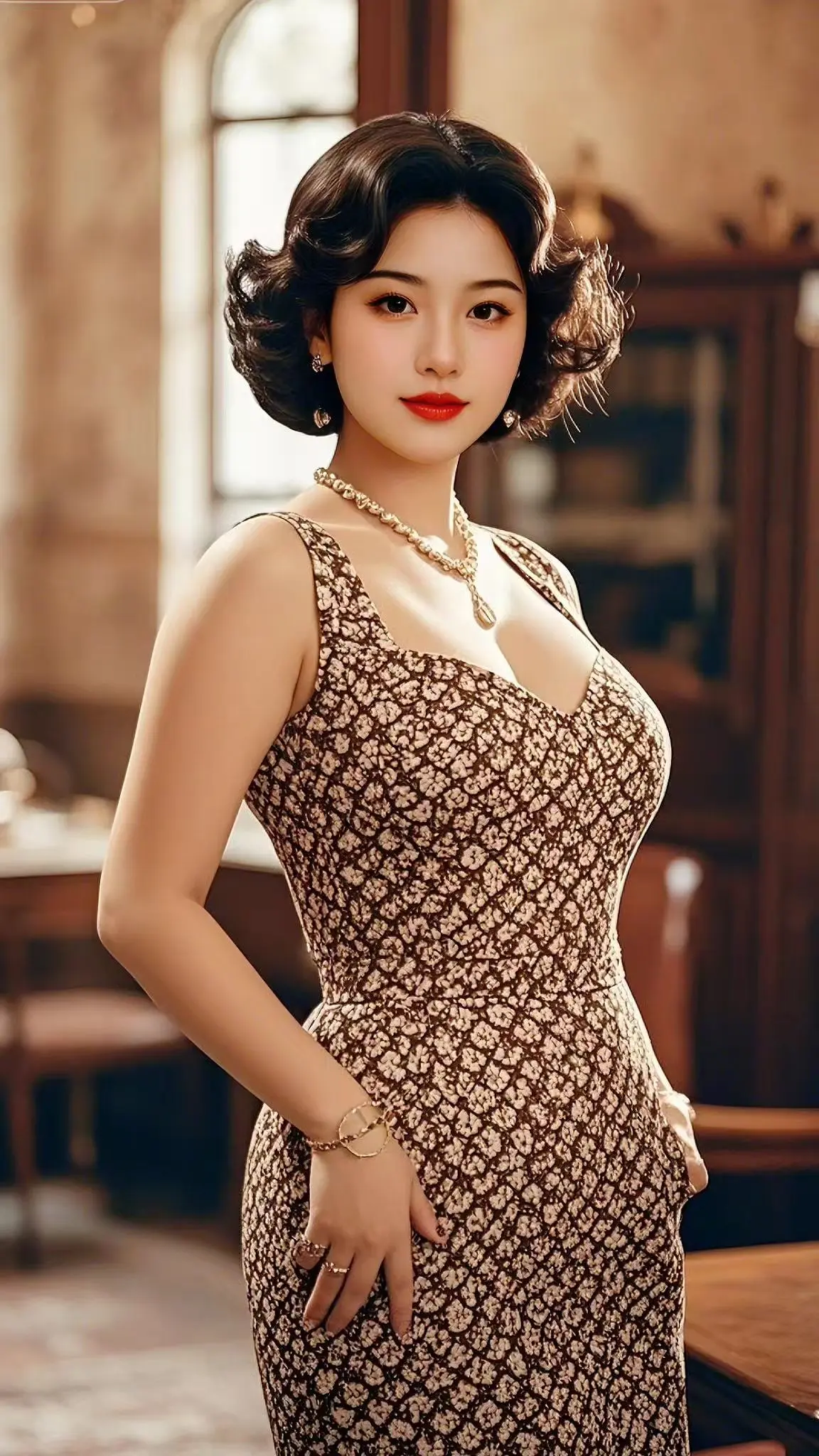 我要上热们 推广 旗袍美女 民国风 旗袍控