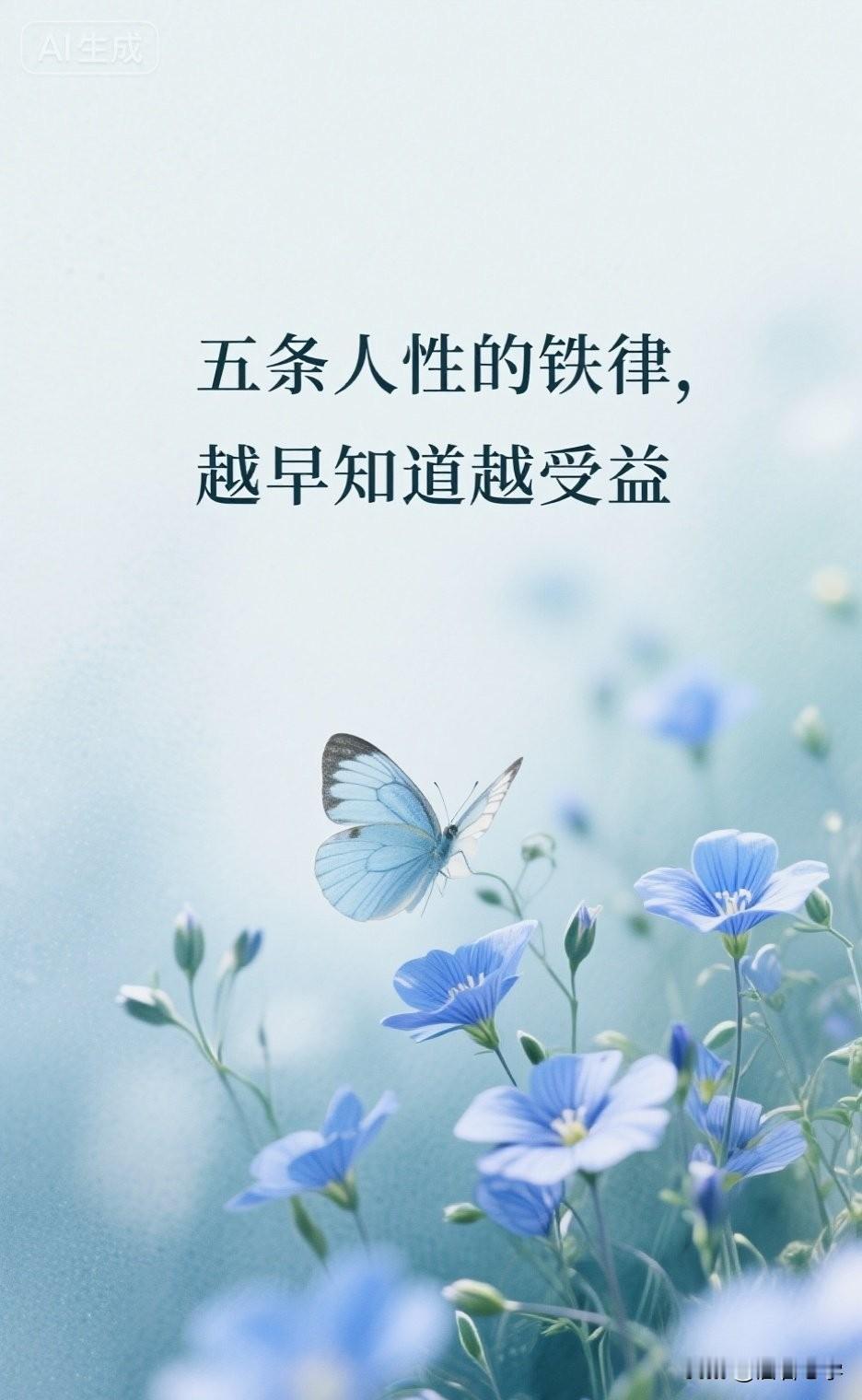 五条人性的铁律，越早知道越受益

你有没有发现，身边有些人，明明智商不比你高，能