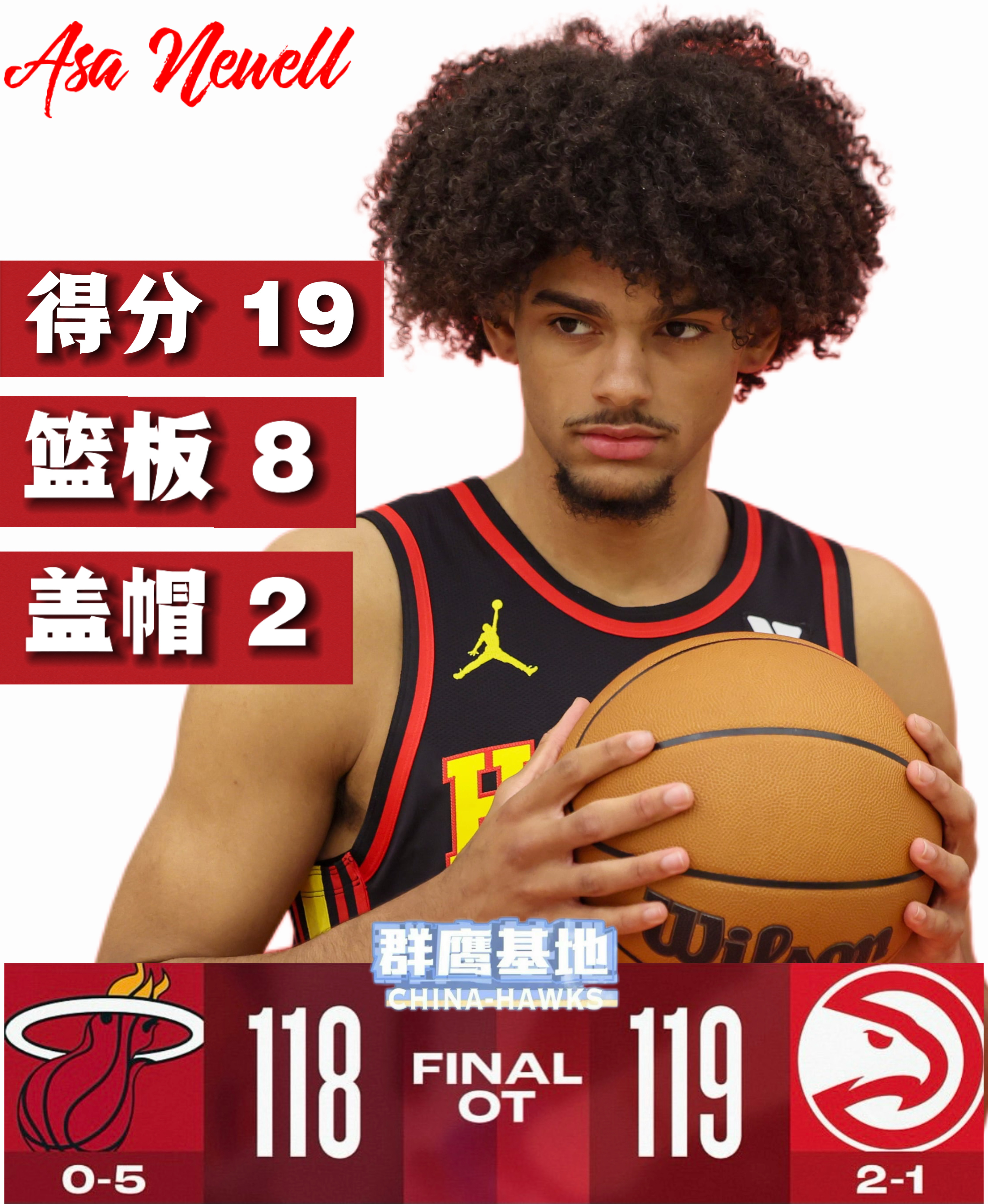 🦅//亚特兰大老鹰队今日在全员轮休的情况下，凭借第三阵容的出色发挥，最终以11