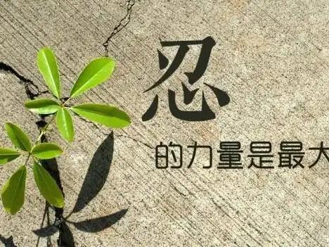 忍字心头一把刀
      “忍字心头一把刀”，此说法形象且残酷。
      