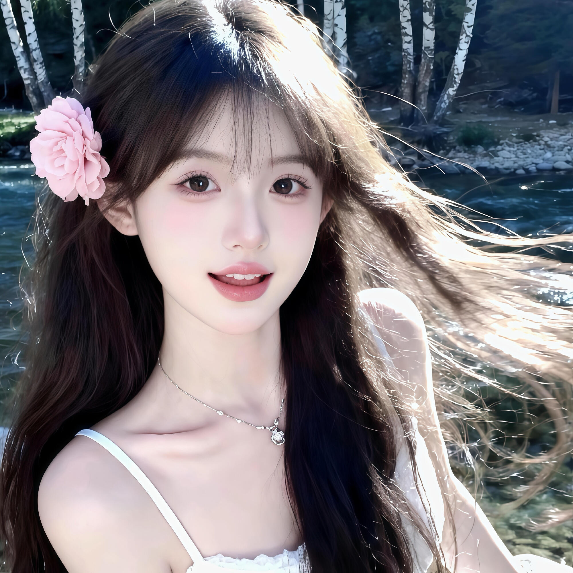 𝙒𝙚𝘾𝙝𝙖𝙩头像｜生命力感女头｜高清女生头像｜氛围感头像｜点击进入春