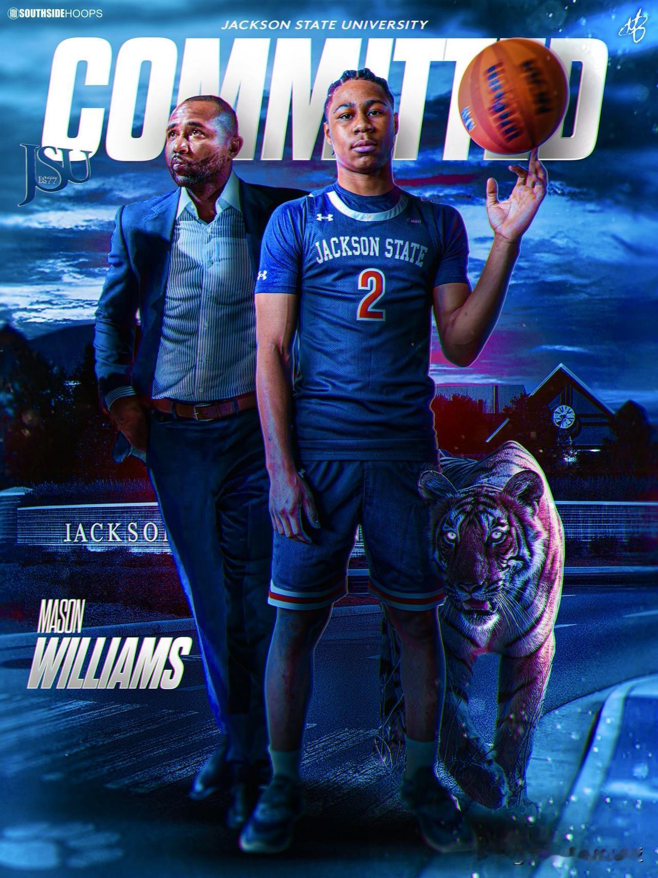 控卫梅森Mason Williams宣布承诺NCAA男篮 父亲莫-威廉姆斯Mo 