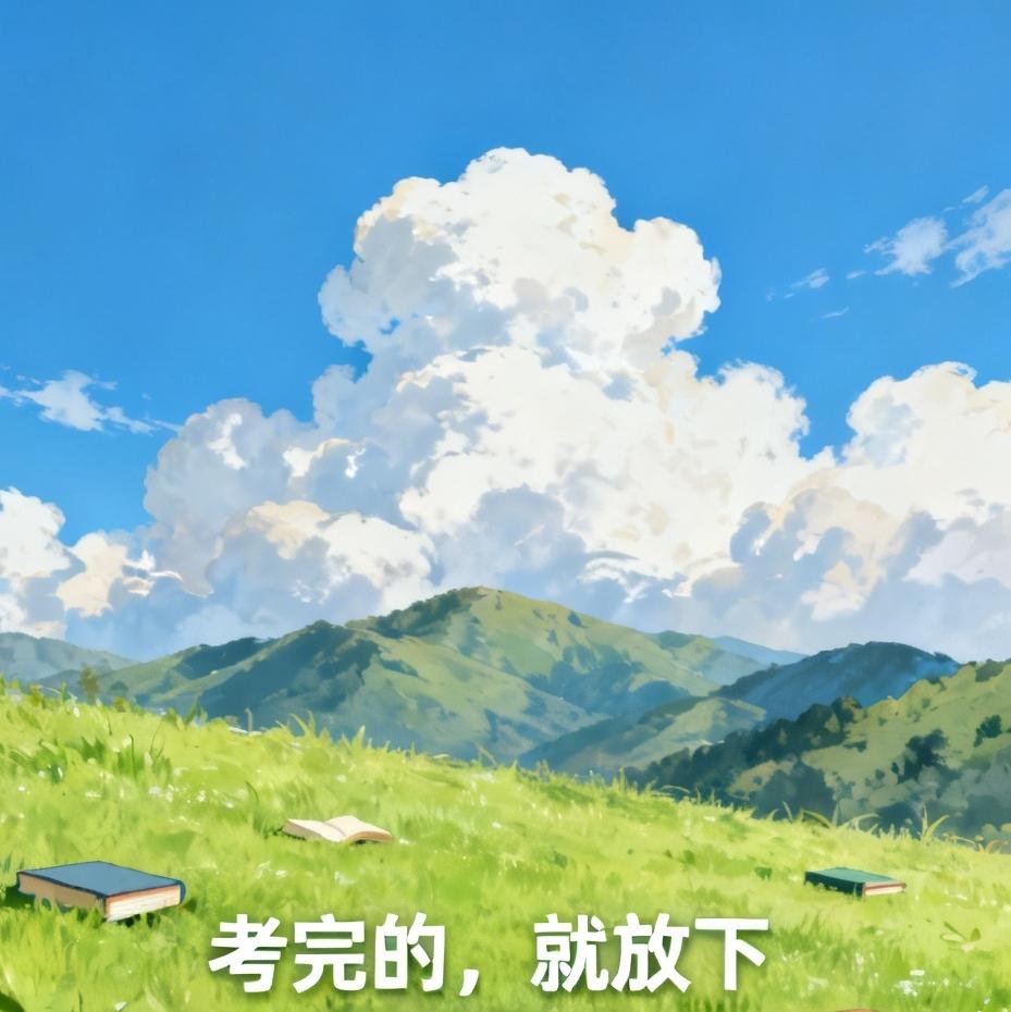 语文，数学已考完，千万别对答案，下科会更好

回家就是休息，
调整心态
看看下一