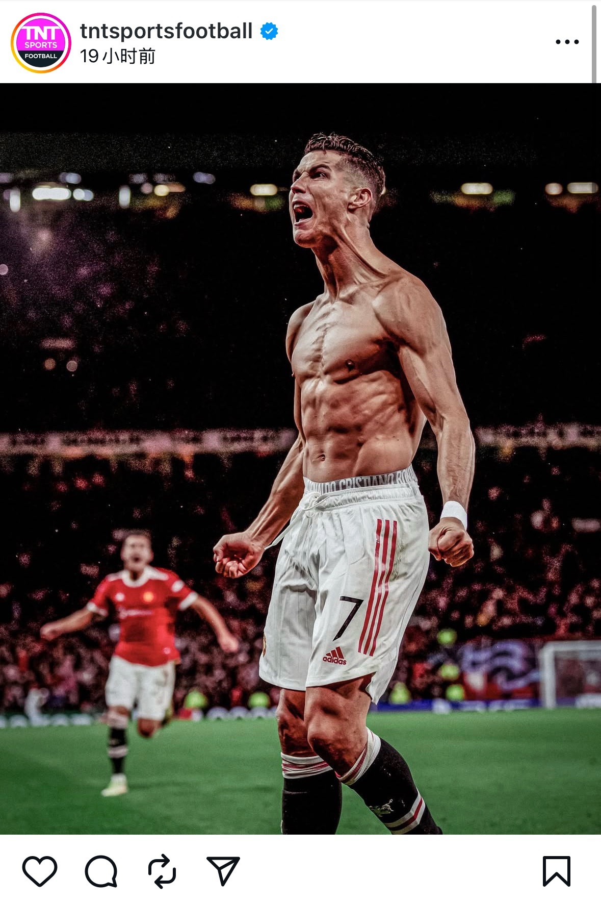 tntsports昨天总结了C罗在曼联二期数据南哥：但他们说他才是问题😴（对了