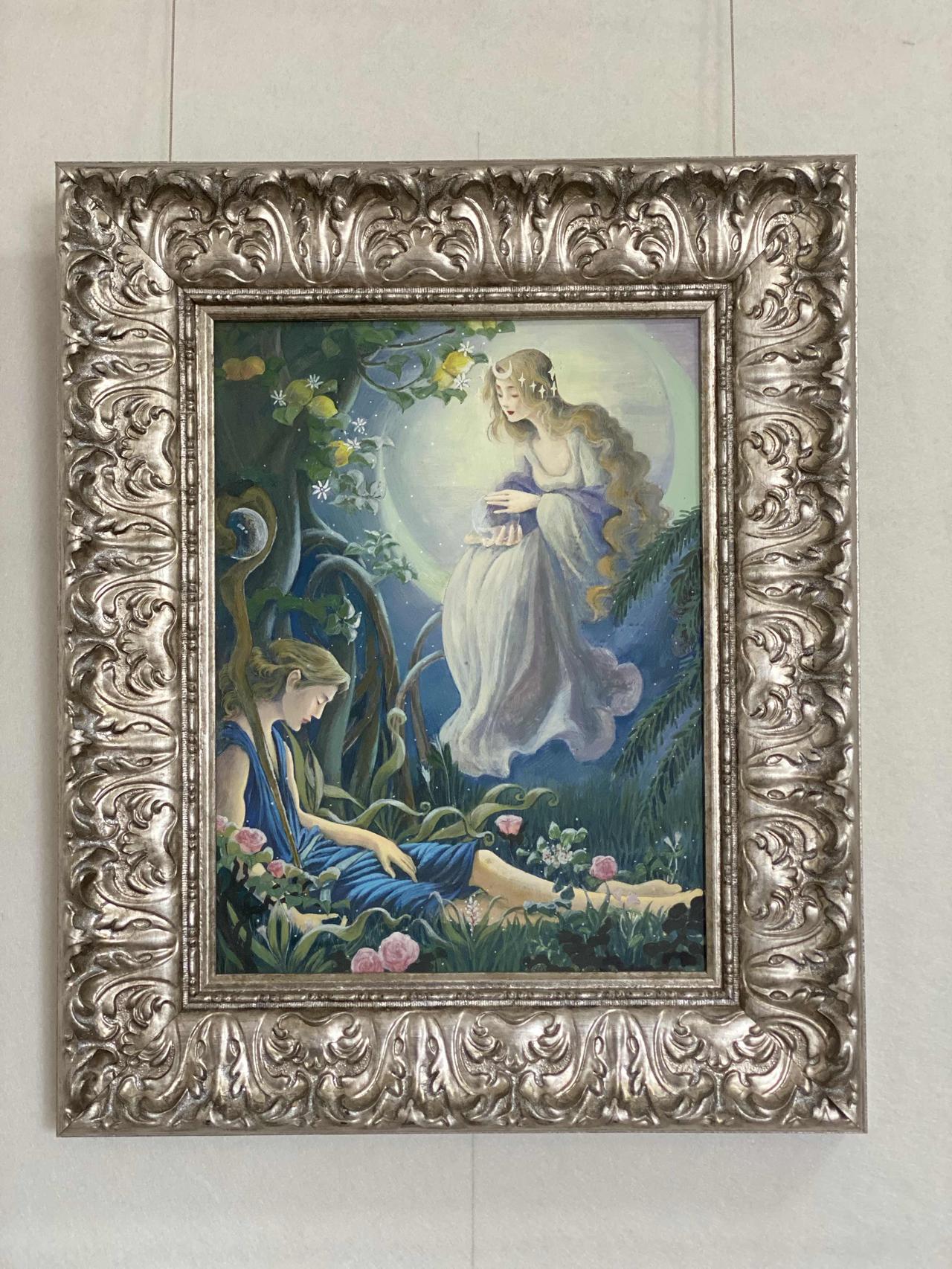 青年画家蒋蕾作品《luna》前来报到～