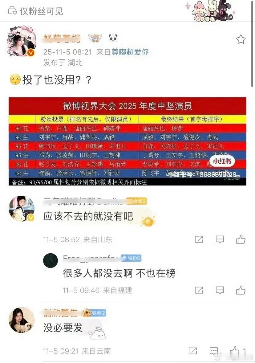 《投了也没用》《很多人不去也在棒》《没必要发》 ​​​