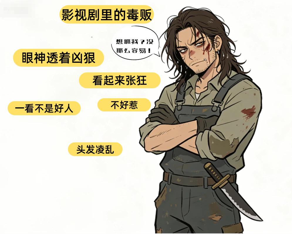 你认为的毒贩 VS  现实中的毒贩