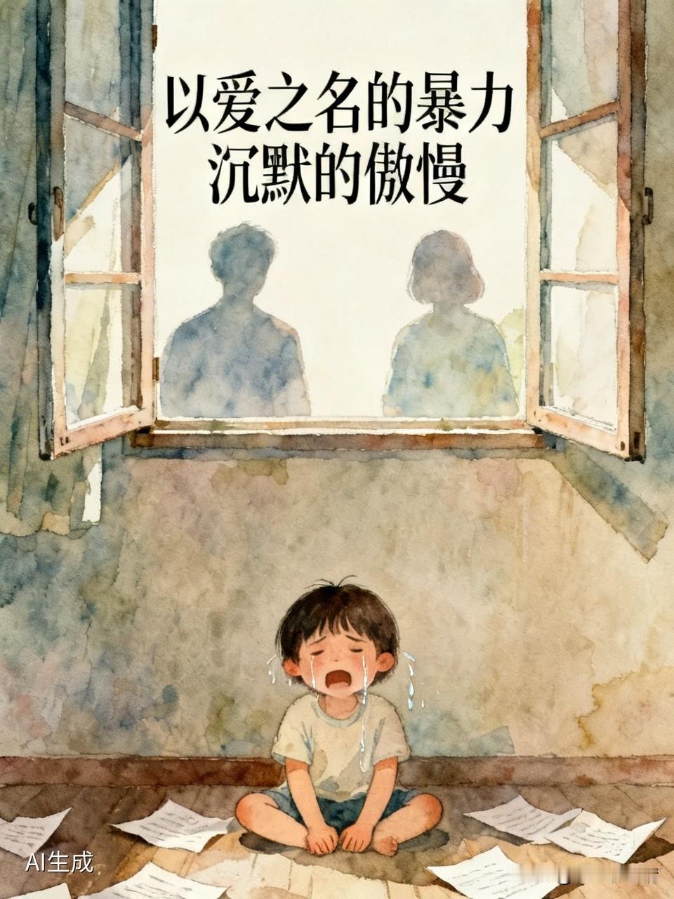 老公打老婆是家暴，老婆打孩子呢？

隔壁又传来孩子的哭嚎与女人的尖啸。邻居摇头：