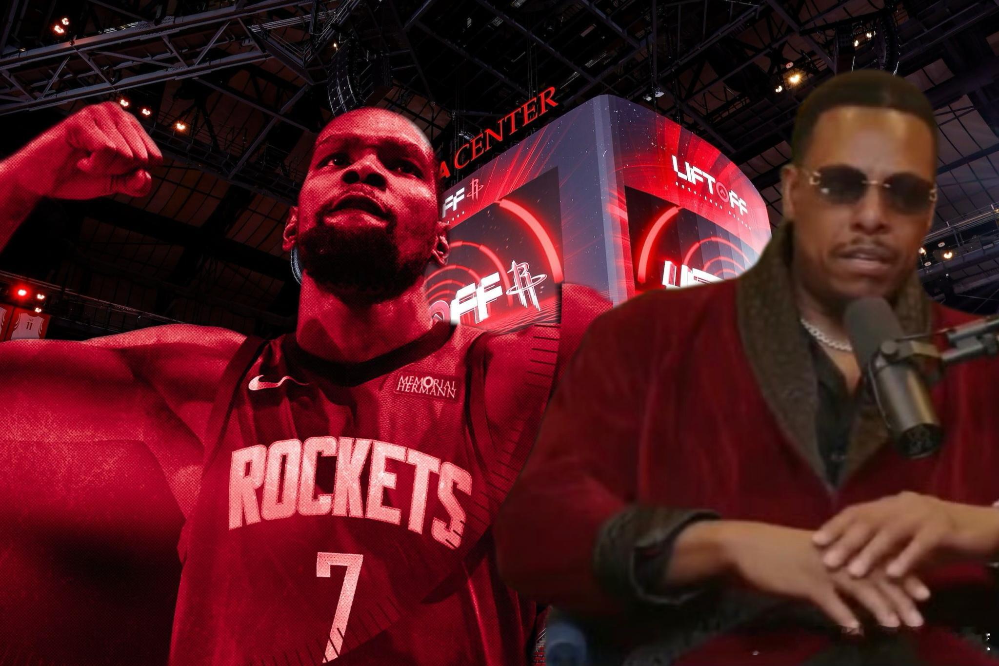 NBA名宿皮尔斯在《SPEAK》节目中谈到了杜兰特表示：“明年他很可能场均23-