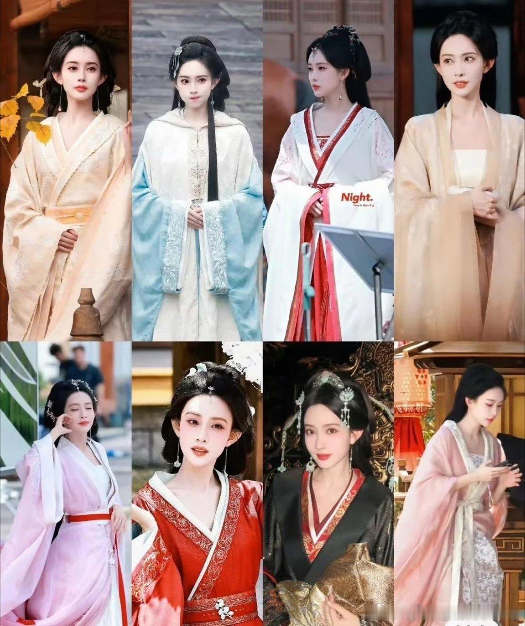 都说造型雷同，哪里像了，明明很美。 