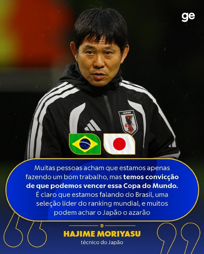 #日本主帅放话世界杯夺冠# 明晨01:00，日本队将在世界杯1/16决赛挑战五星
