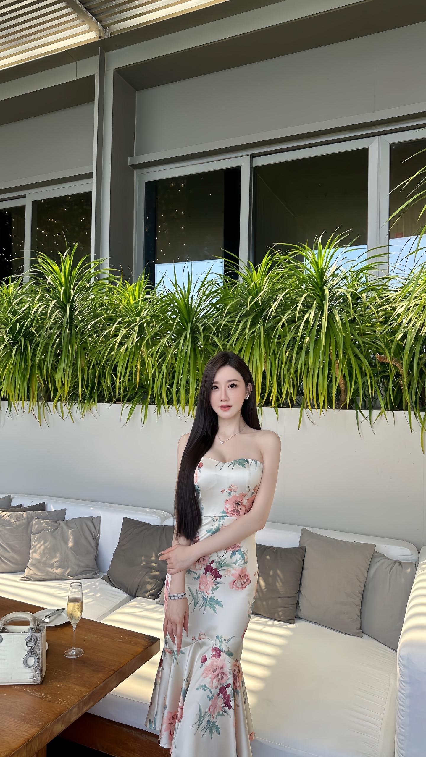 完美身材 御姐 优雅知性 旗袍 穿搭