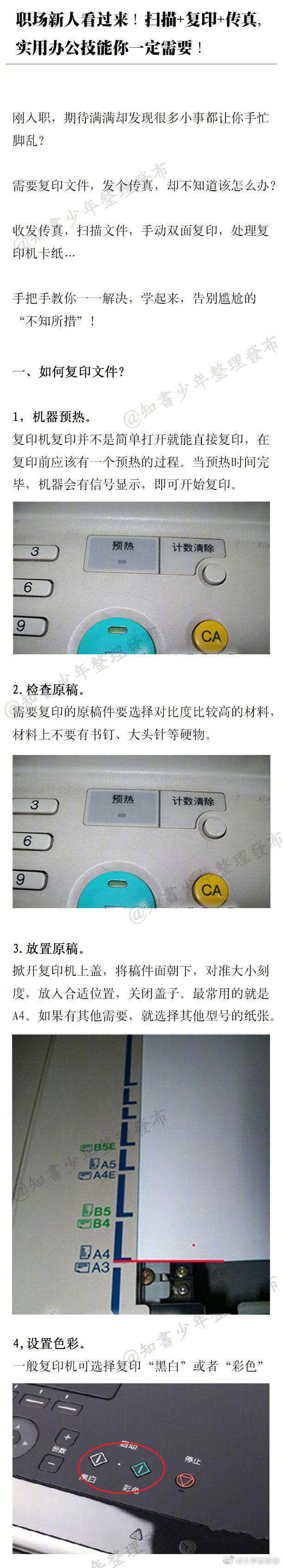扫描+复印+传真：职场人士必须学会的技能 ​​​