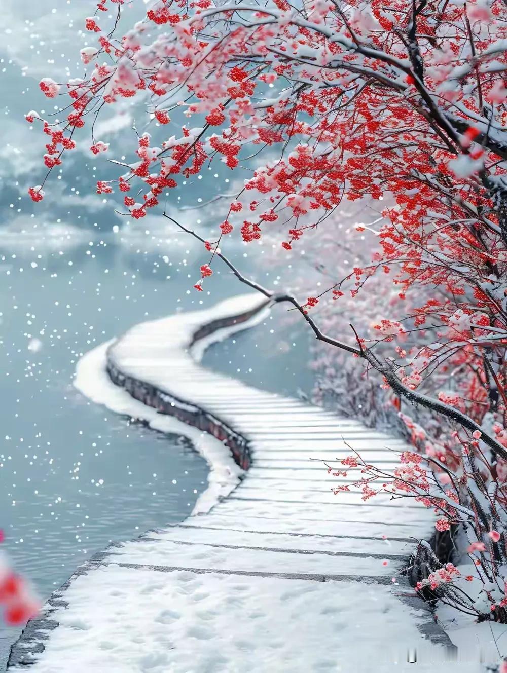 踏雪寻梅，酒暖情长

寒风吹彻，天地一白，正是踏雪赏梅的好时节。

室内炉火正旺