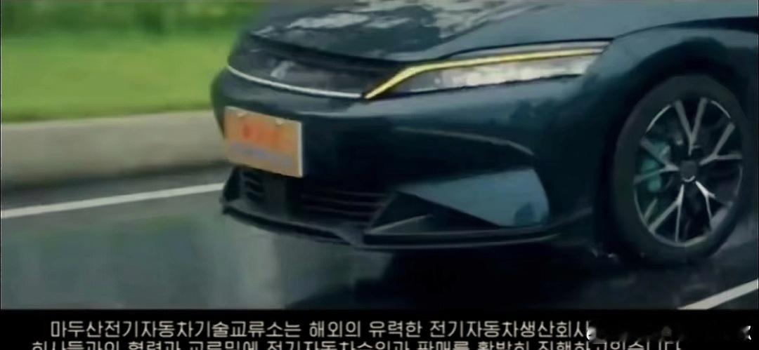 汉ev怎么到朝鲜去了？车牌部分翻译叫：马头山电动汽车[doge]这怕是有点过于先
