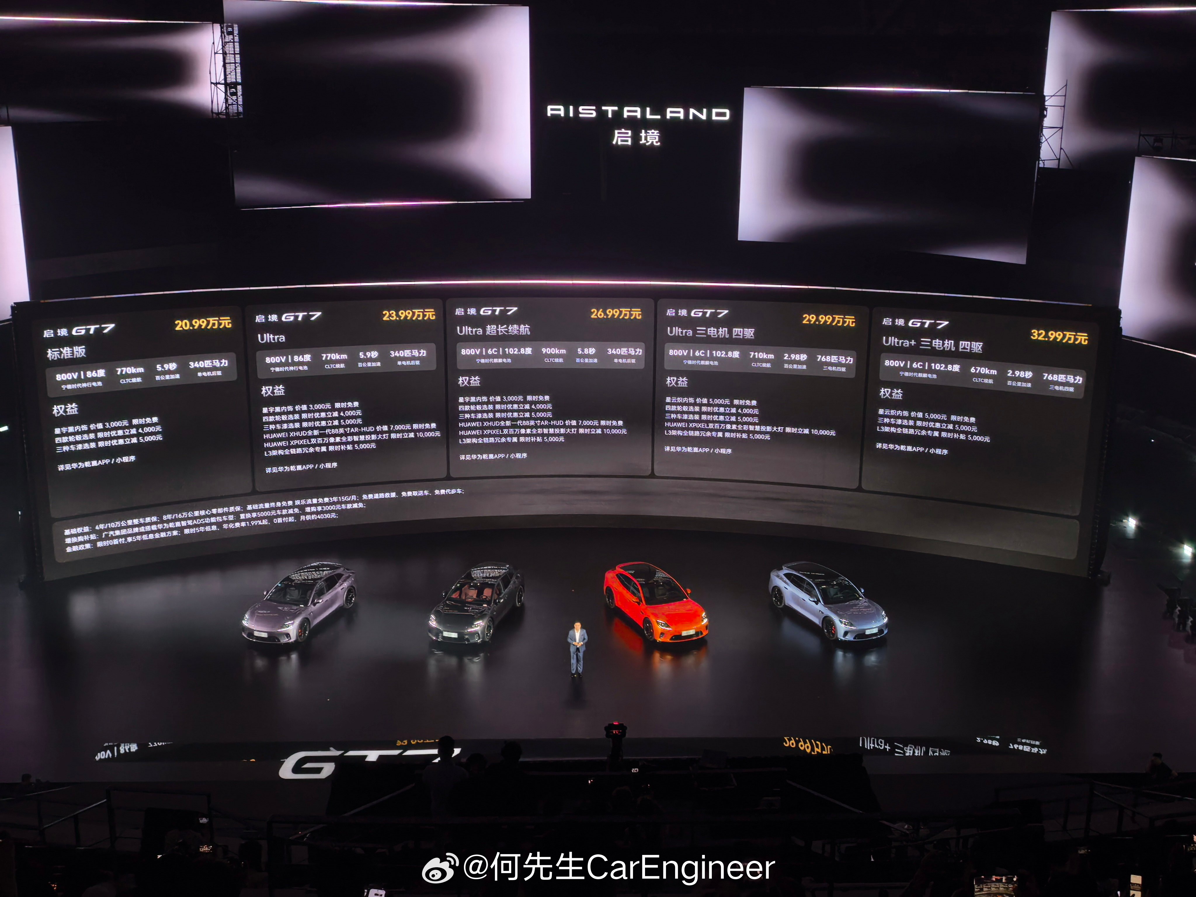 启境GT7正式上市启境GT7，跟大家说说哪个版本最值得买。启境GT7总共有5个版