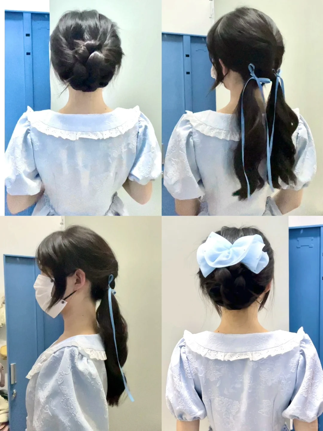 2️⃣款穿小裙子可以扎的发型分享～