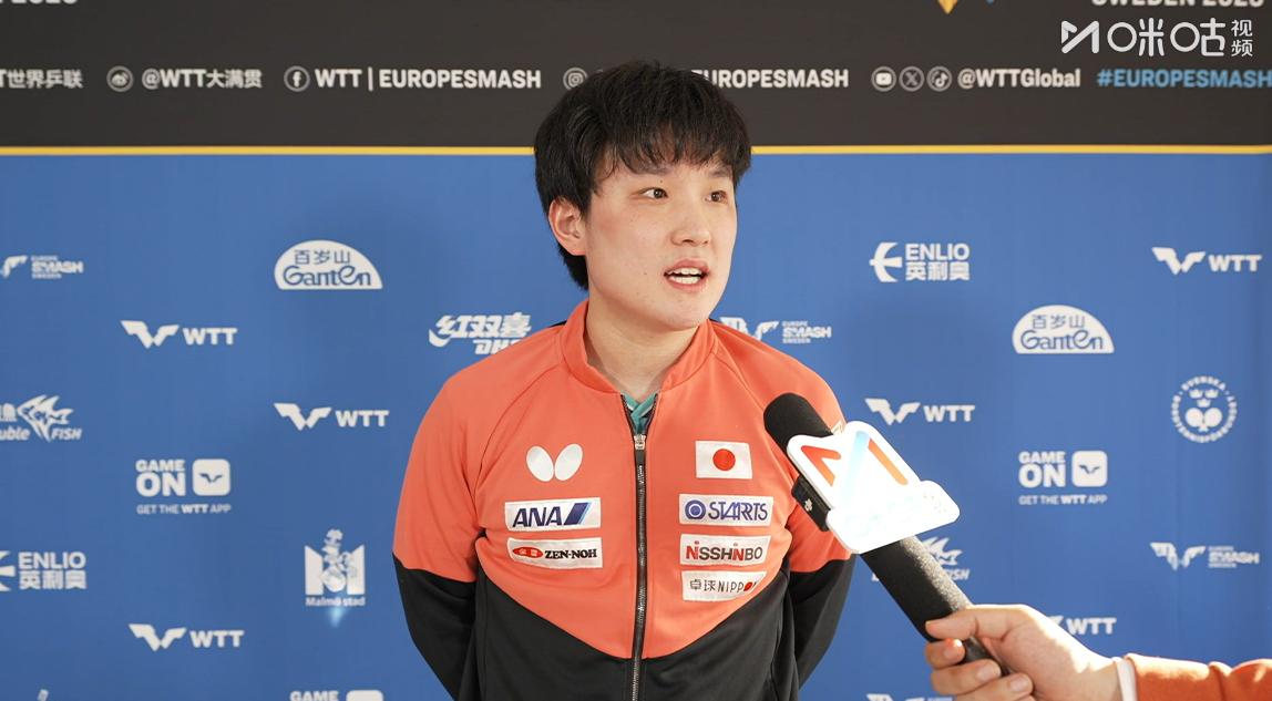张本智和3-0拿下塔卡，赛后采访时说出了状态不佳的原因，

张本说，
跟塔卡算是