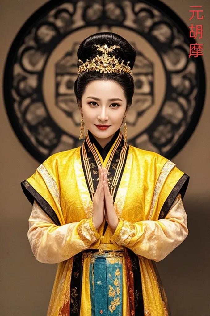 元胡摩，是西魏文帝元宝炬的女儿，她出身尊贵，被封为晋安公主。她在556年到了15