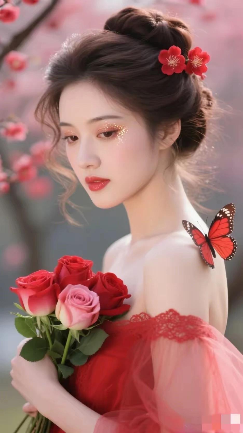 上联：若是红杏不出墙
下联：藏在深闺太可惜？这红杏开得这般艳，不出墙让人瞧见，实