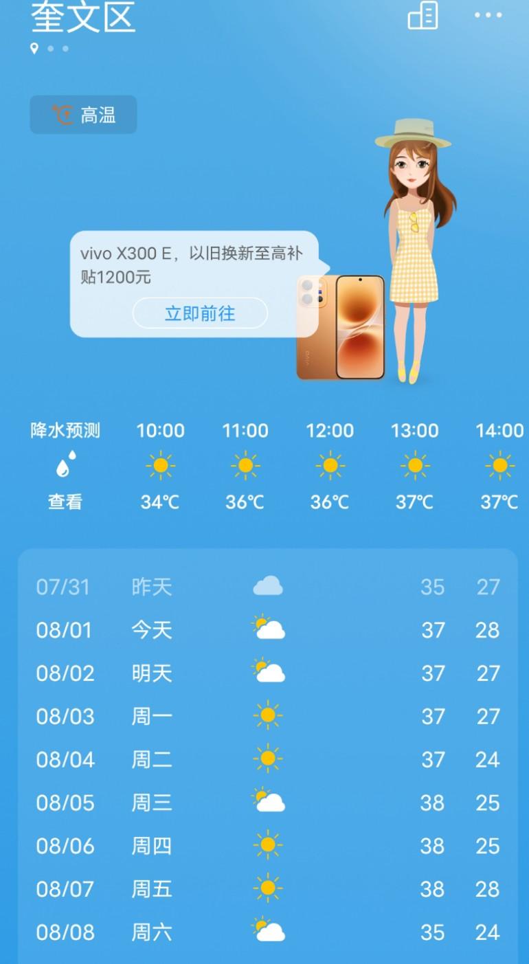 高温来袭！做好防暑防护，平安度过酷暑
 
近期奎文区持续高温，未来多日最高气温达