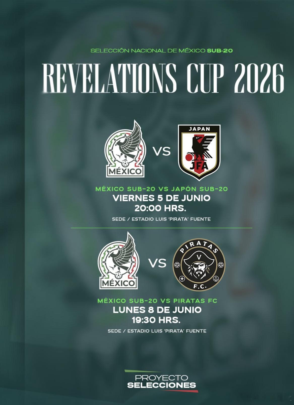 u19日本代表u20日本代表 6月份海外遠征对手确定✅由墨西哥足协主办的Reve