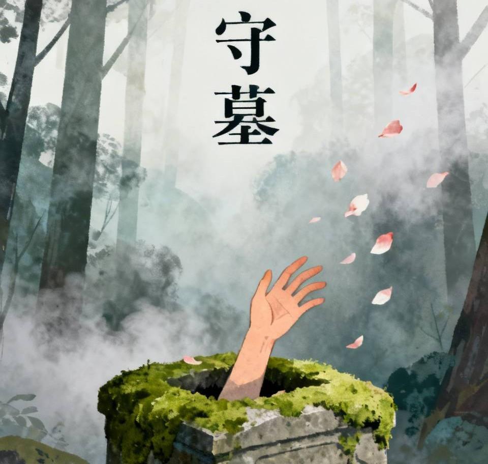 江湖怪谈•荒诞志248《守墓》
他守了师父的墓三十年，日日擦拭墓碑，只为赎当年未