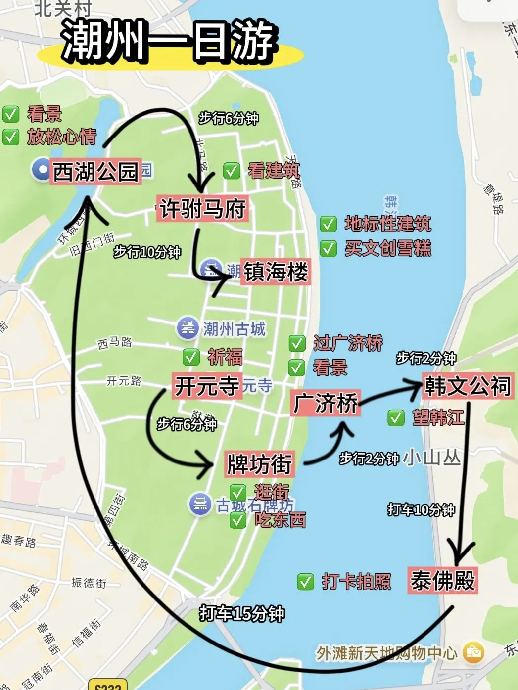 潮州一日游CityWalk逛吃攻略🗺️不走回头路