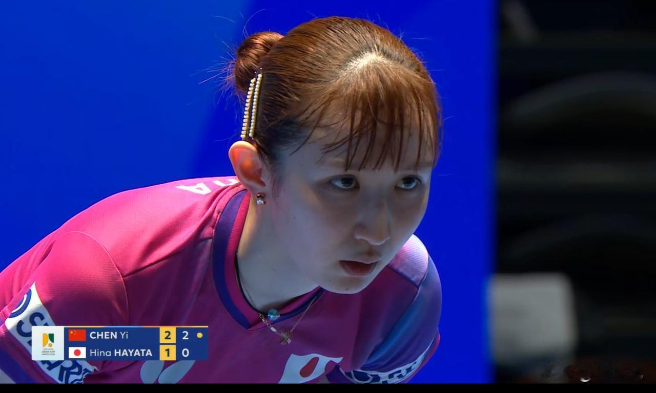 带着万千球迷的期待，也肩负着负于桥本帆乃香的压力，陈熠与早田希娜狭路相逢，然而，