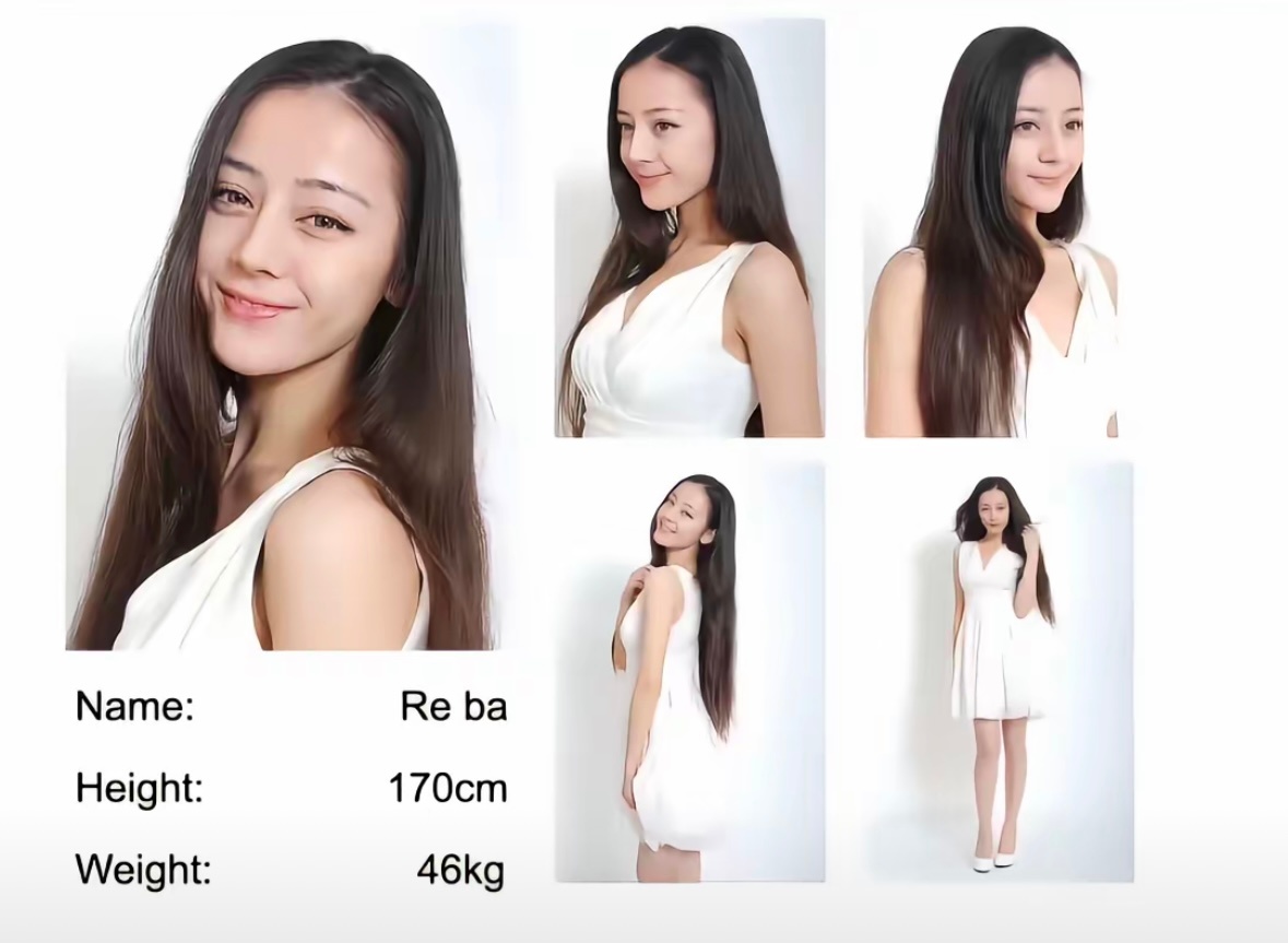 最完美的模卡 ​​​