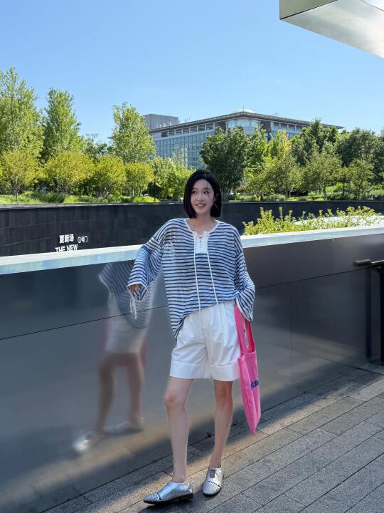 OOTD 今天穿的条纹衫