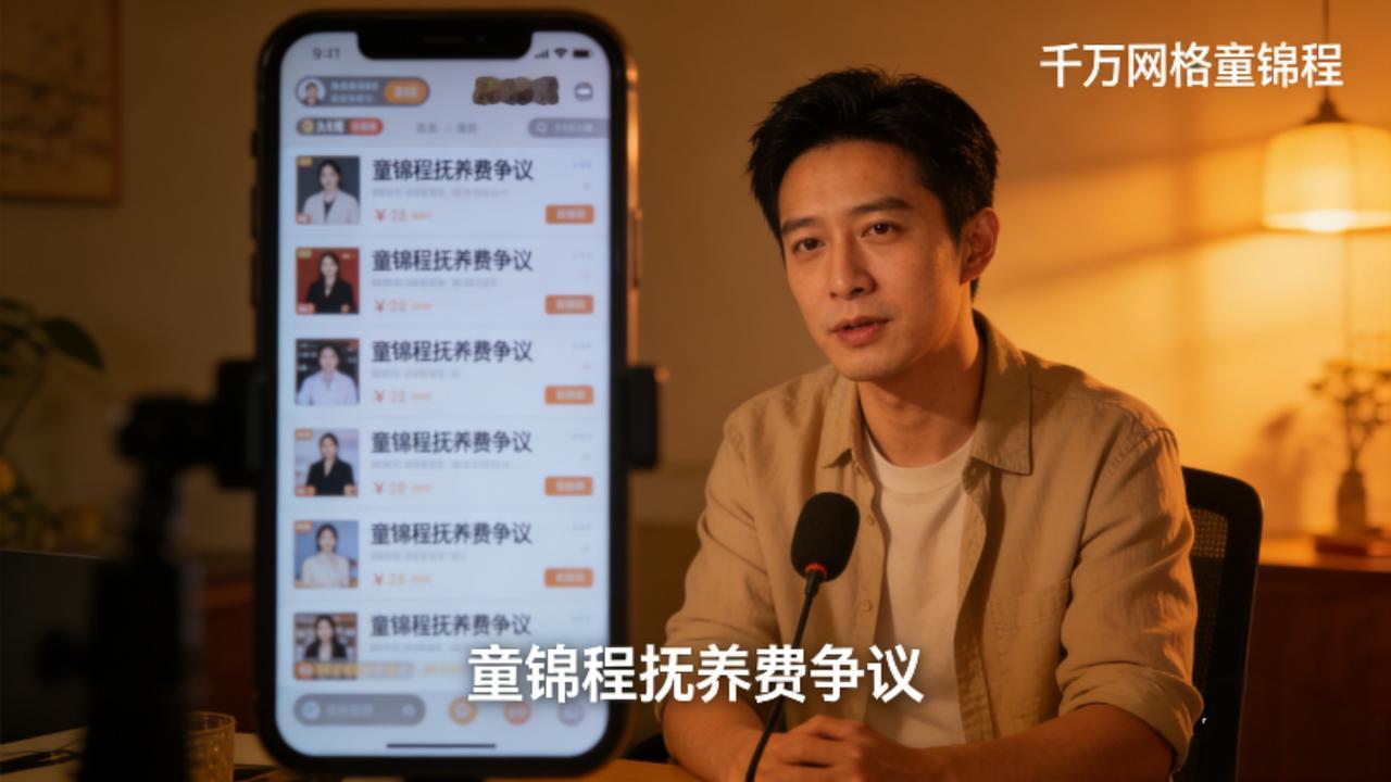 千万网红童锦程回应抚养费争议 深情人设崩塌引全网热议
 
2026开年网红圈再掀