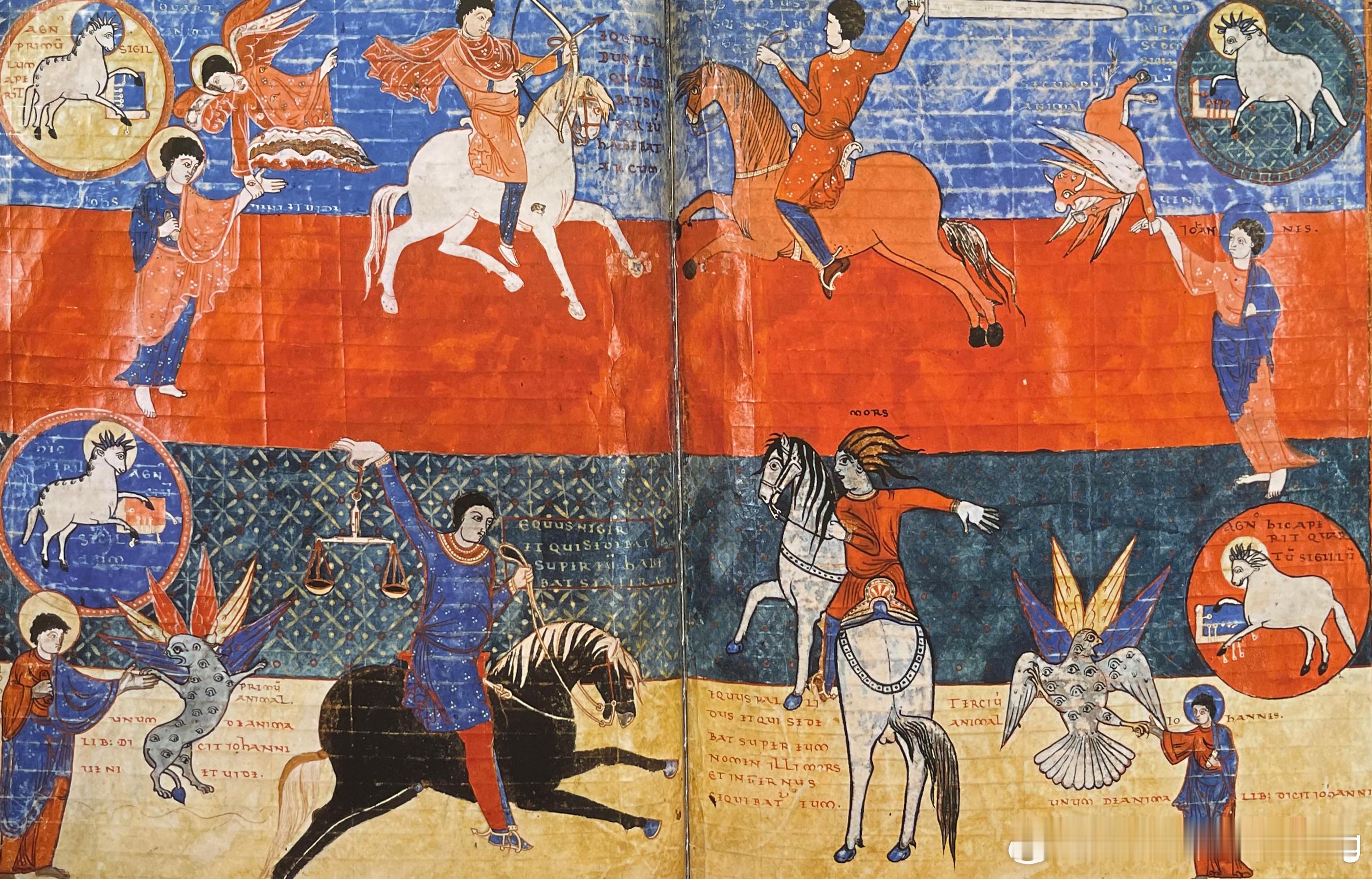 罗马式时期艺术  ROMANESQUE   圣瑟韦的贝亚图斯启示录一份不被东正教