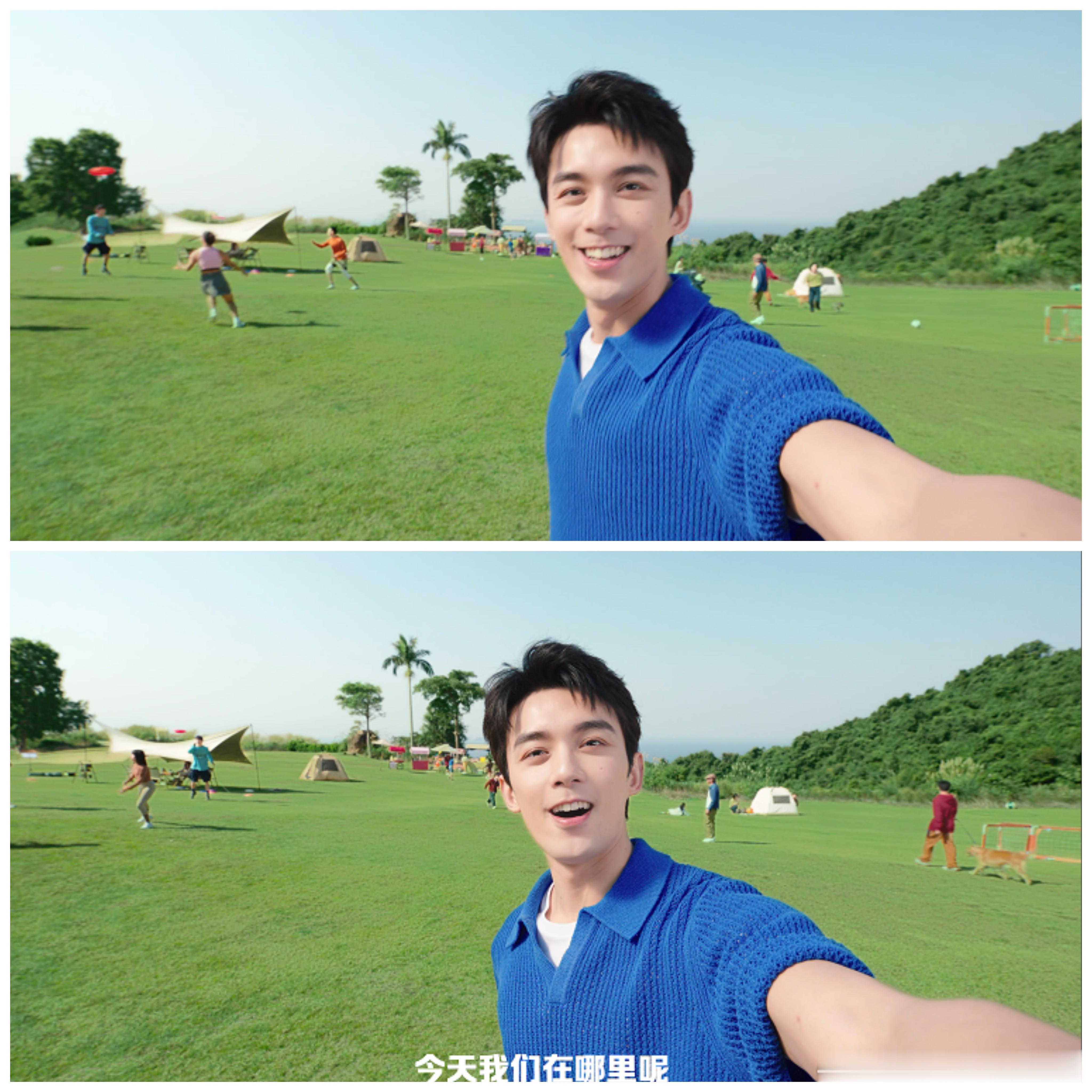 吴磊真能扛啊 大揭秘！的「吴」限活力源泉何在？飞盘场上遛狗嬉戏，饥饿来袭却瞬间能