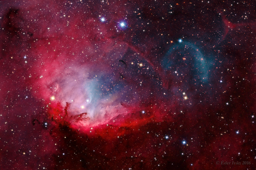 #每天一天文图# 郁金香星云与天鹅座X-1 ​​​