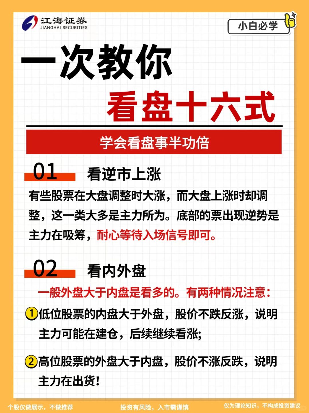 超简单‼️1⃣️6⃣️招教会你如何看盘🔥