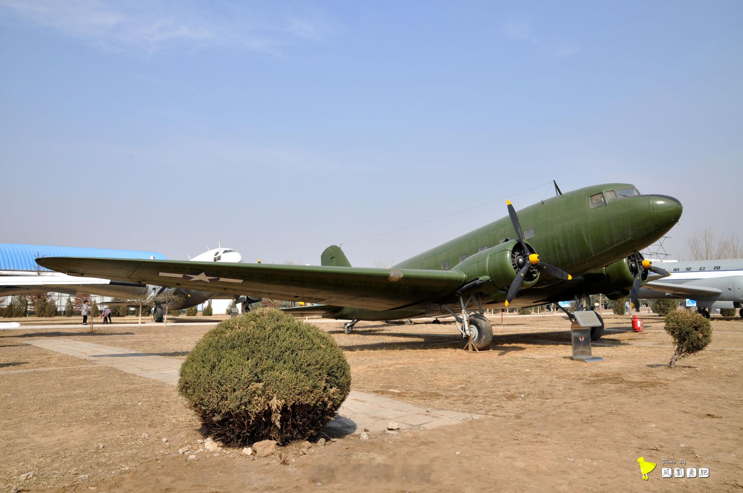 NO. 34航空博物馆 里的  C-47  空中火车驼峰航线的家伙，DC3改装的