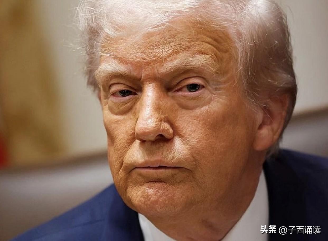 大家一起来看看，特郎普的形象与举止，是不是和下面这只发情期的猴子巨像？

首先，