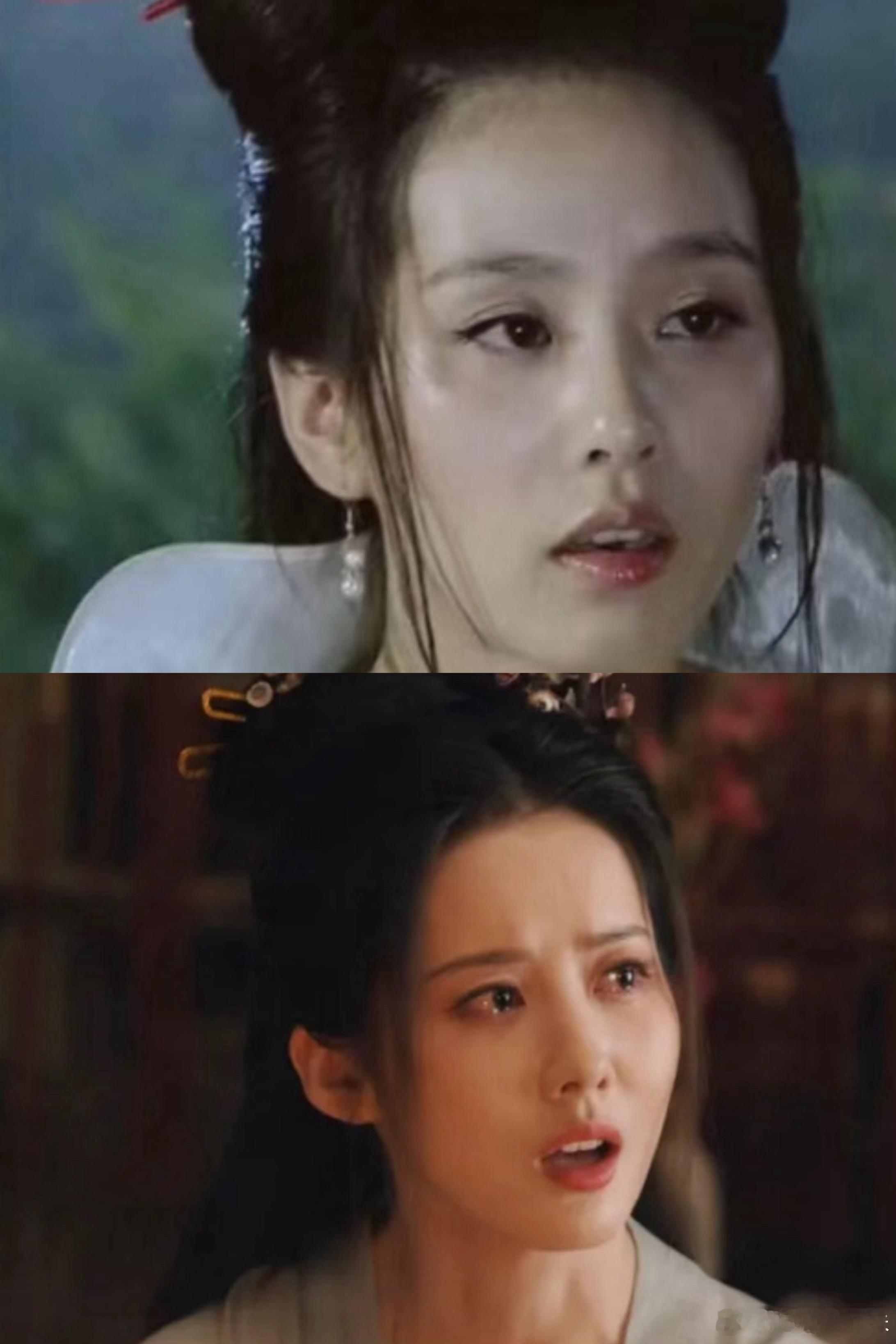 阿靡和刘诗诗这个角度相似程度百分之百了，真的越看越像。 ​​​