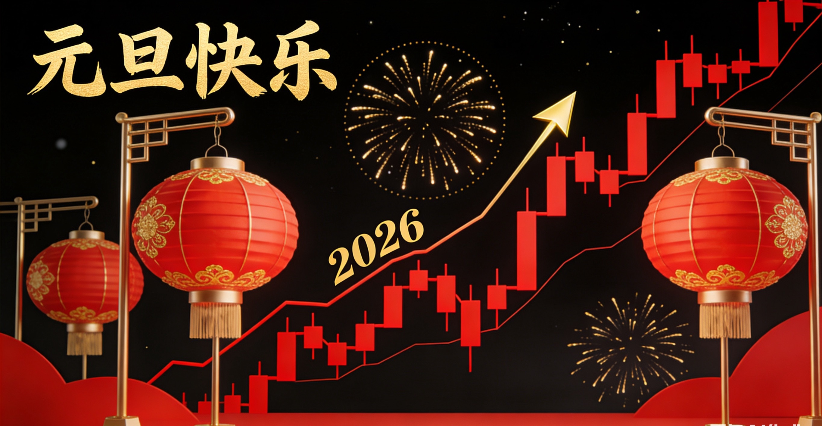 辞旧迎新，喜乐安康！祝各位股友元旦快乐！愿旧年的盈亏皆成过往，新年的行情尽是坦途