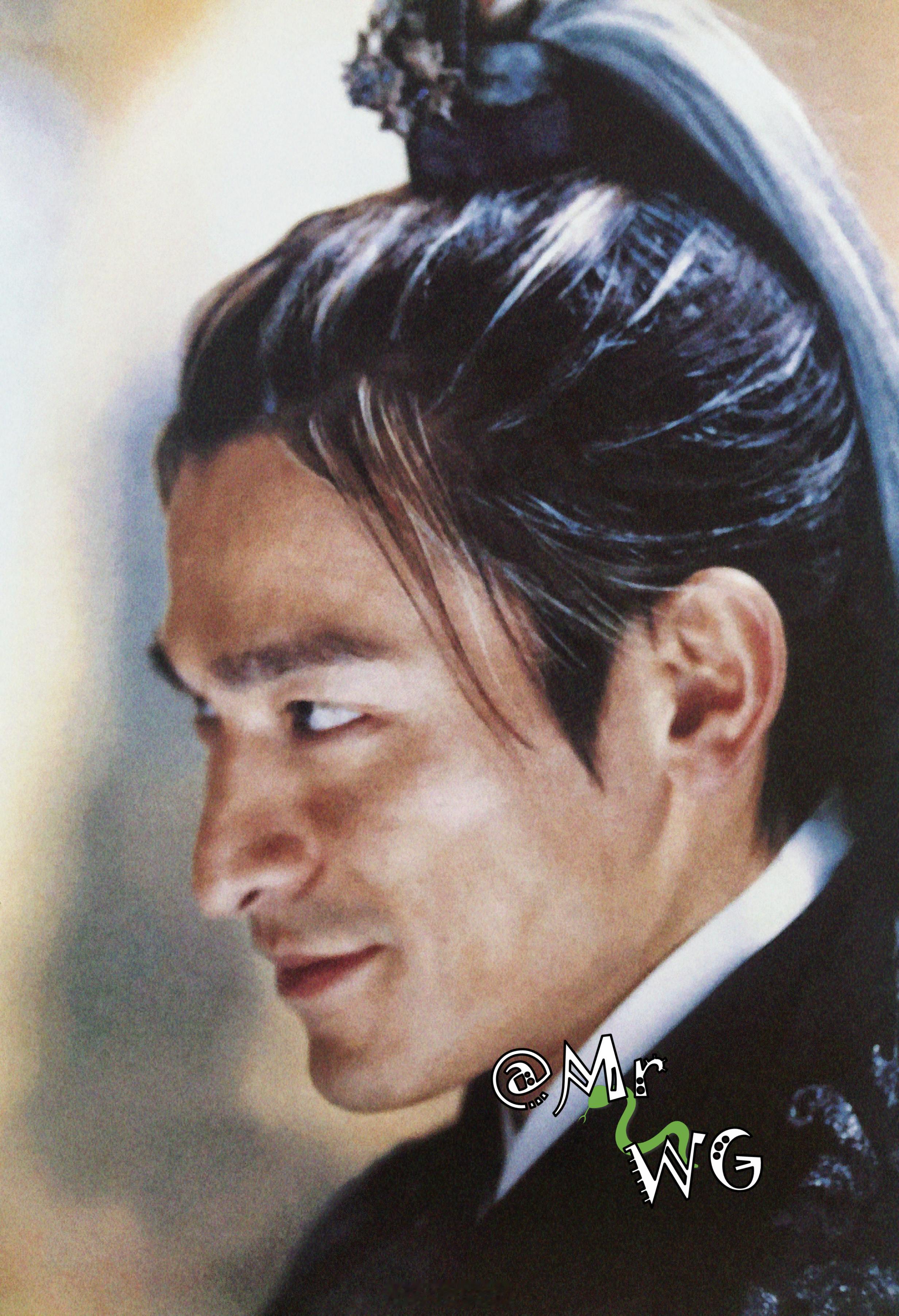 刘德华独家扫描 每一缕银发挑染都超酷，古装也能这么潮😎，刘德华刘德华 as叶孤