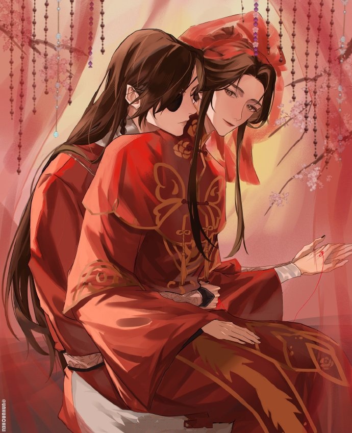 天官赐福  花怜  花怜大婚，接下来是不是该洞房啦[舔屏]x：unhuachel