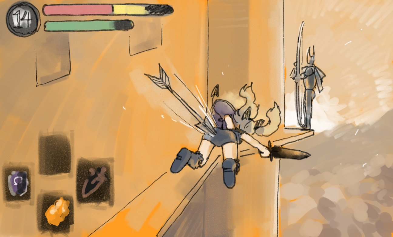 王城双弓.jpg（X：nikukaiQ）黑暗之魂