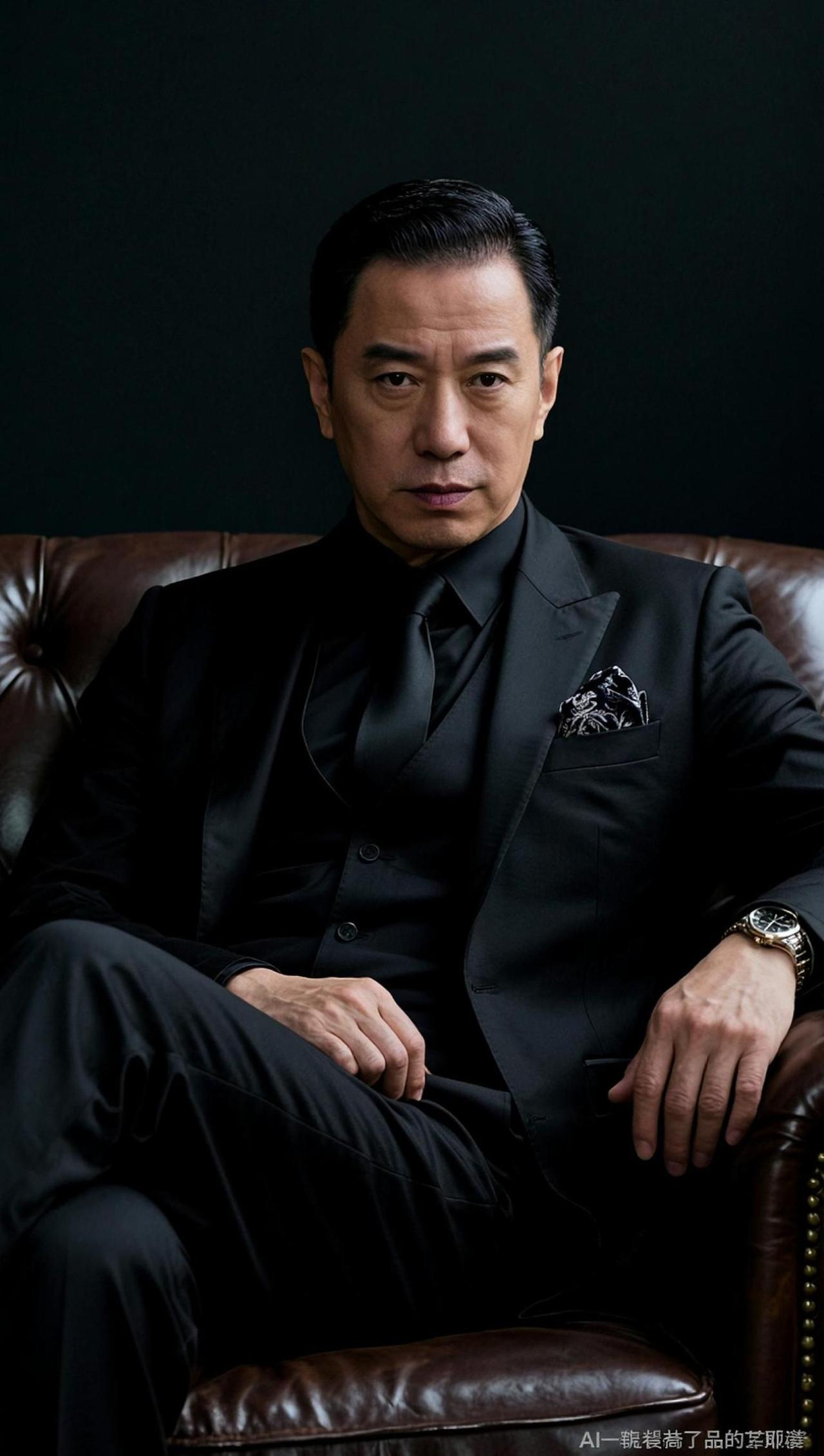 AI黑帮大佬风写真 随变ai随便玩