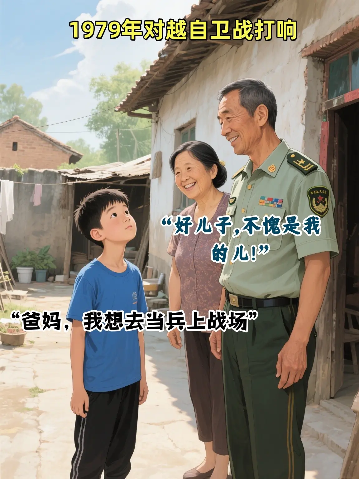一张迟到的全家福。