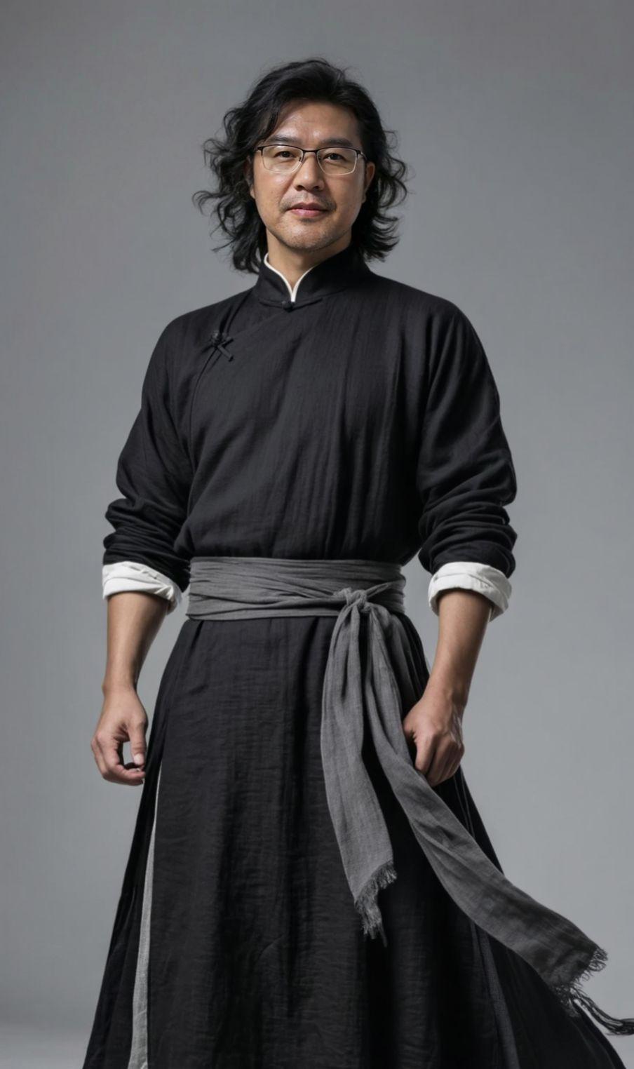 AI古风侠客写实写真 抖音ai创作全新升级 古装雅士 长衫风雅  汉服复兴衣冠先