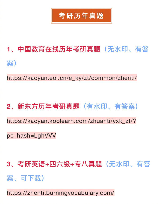 考研资源不会找？快收好这33个网站！ ​​​