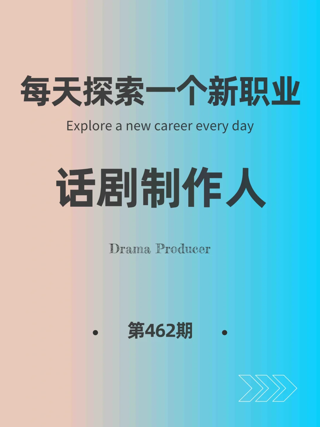 🌍每天探索一个新职业-【话剧制作人】