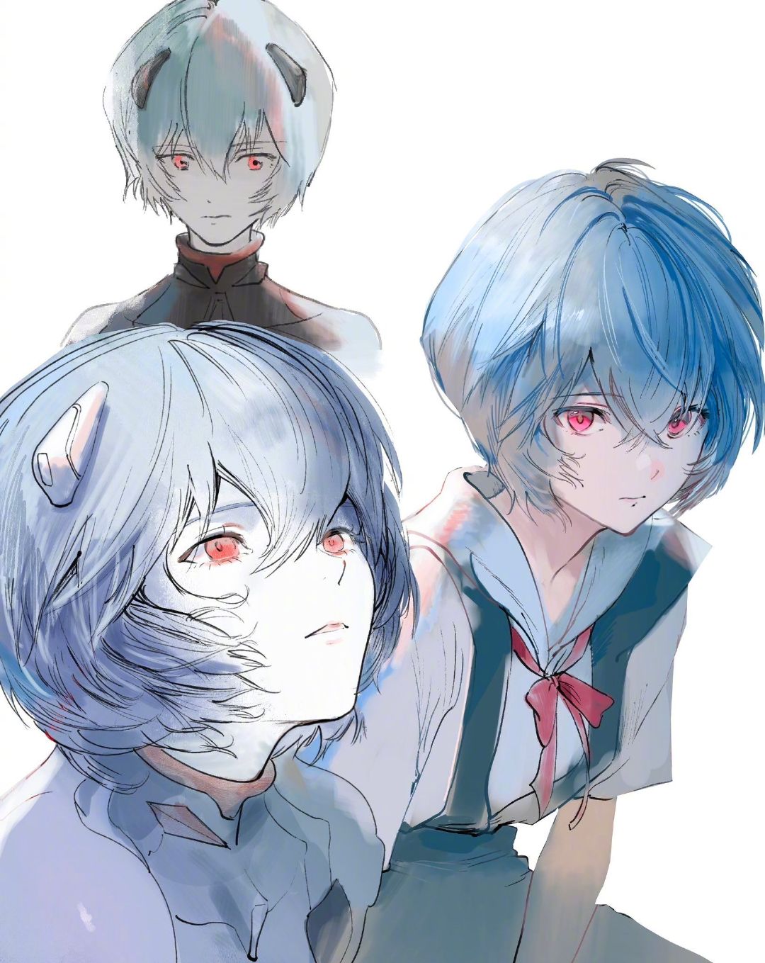 eva 女神本神 绫波丽（绘：Soraaa53） 