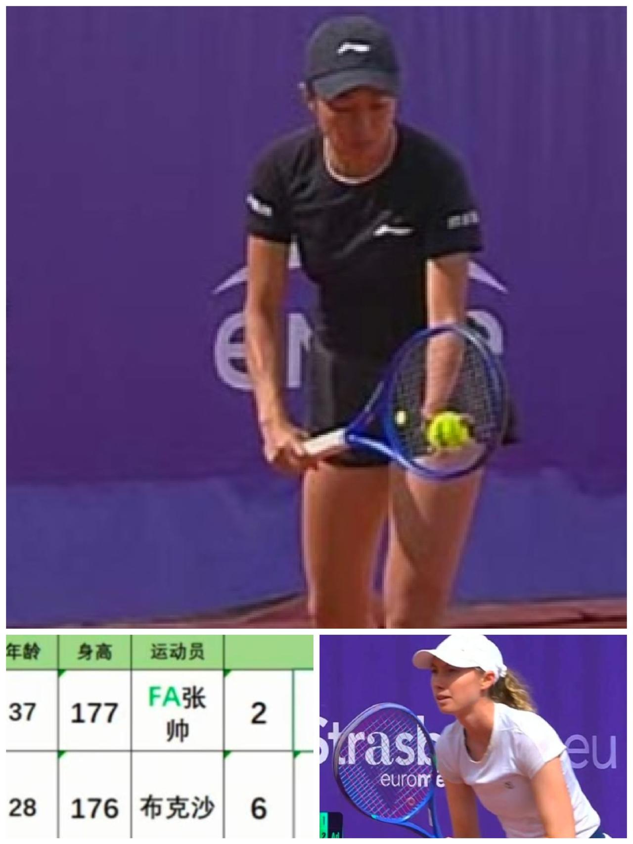 2026跟着网球🎾环游世界
     WTA500斯特拉斯堡公开赛第一轮，由于